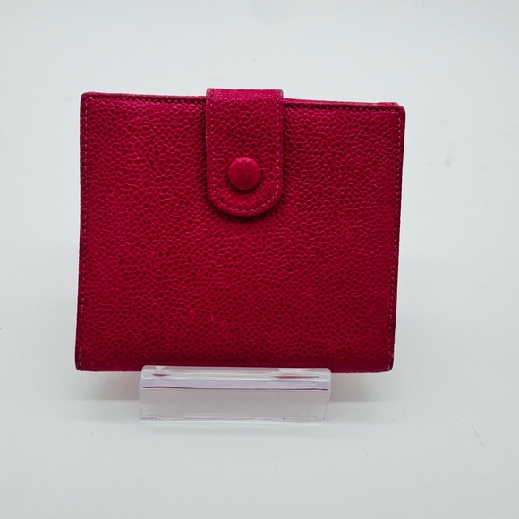 Chanel Pink Calfskin Compact Wallet 🩷 - Picture 5 of 10